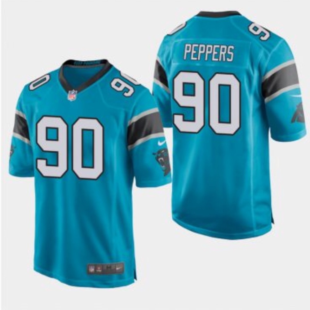 Carolina Panthers Julius Peppers Jersey Size 52
